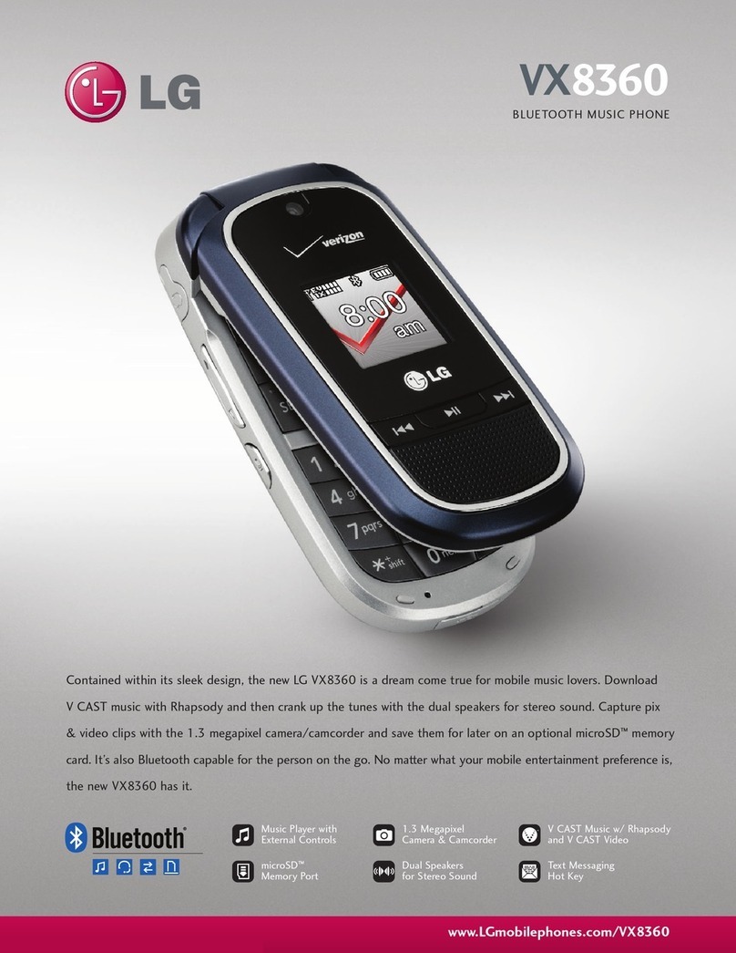 LG VX8360 User manual
