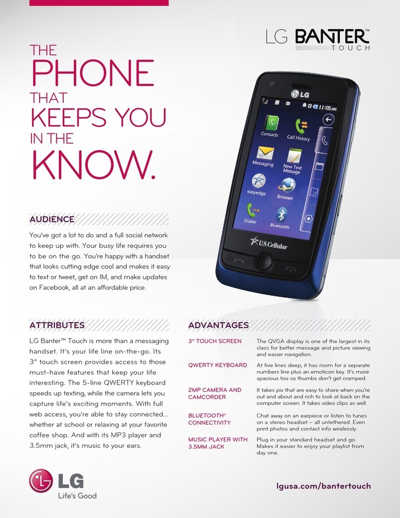 LG Banter Touch UN510 User manual