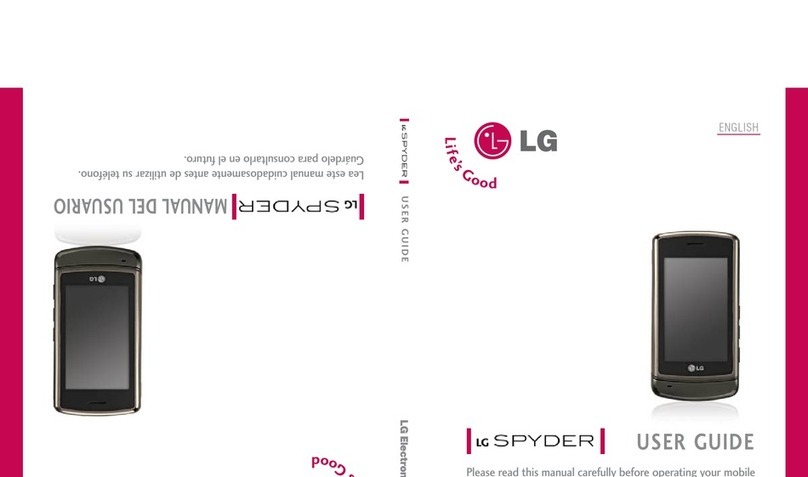 LG Spyder User manual