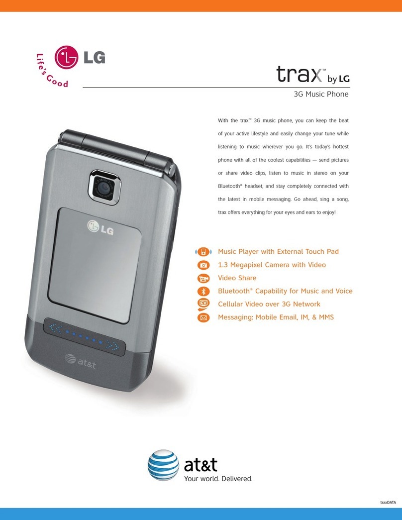 LG TRAX User manual