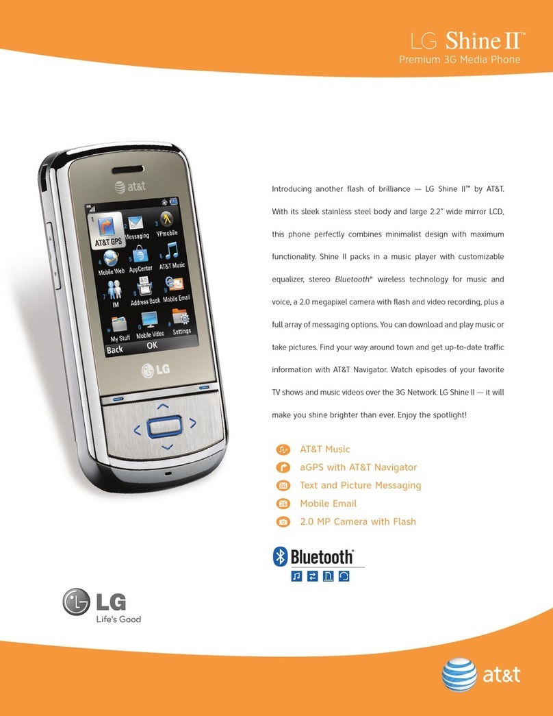 LG Shine II User manual