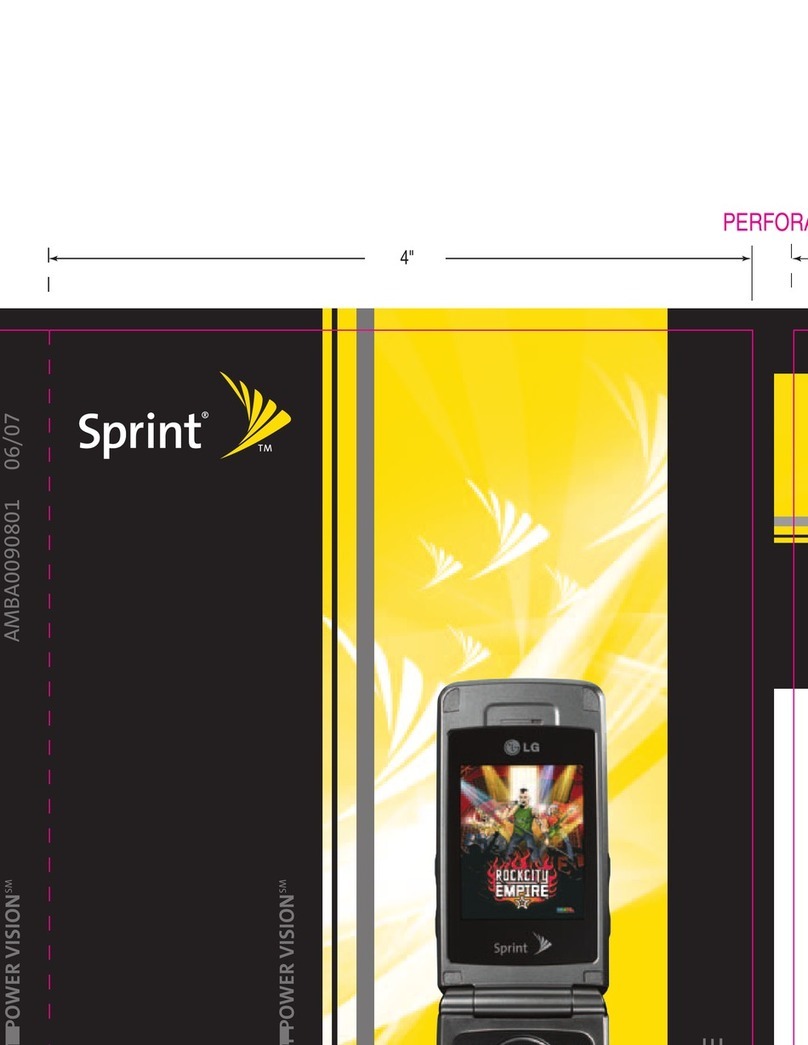 LG Muziq Phone User manual