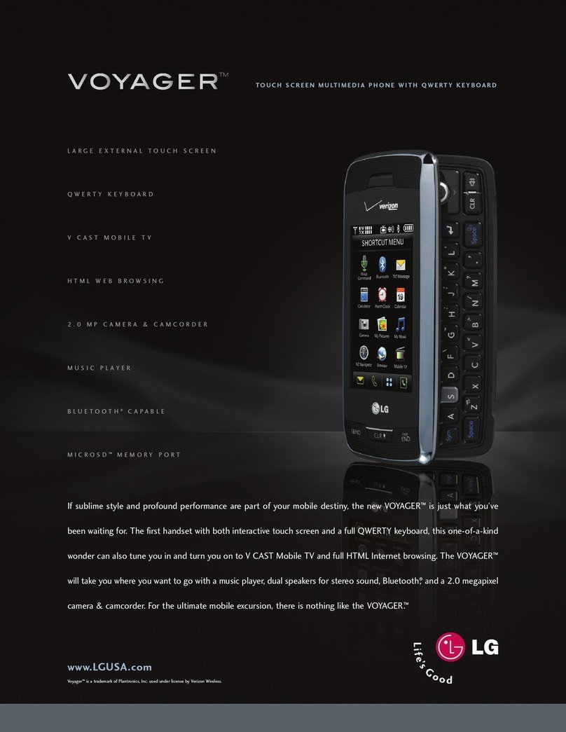 LG VOYAGER User manual
