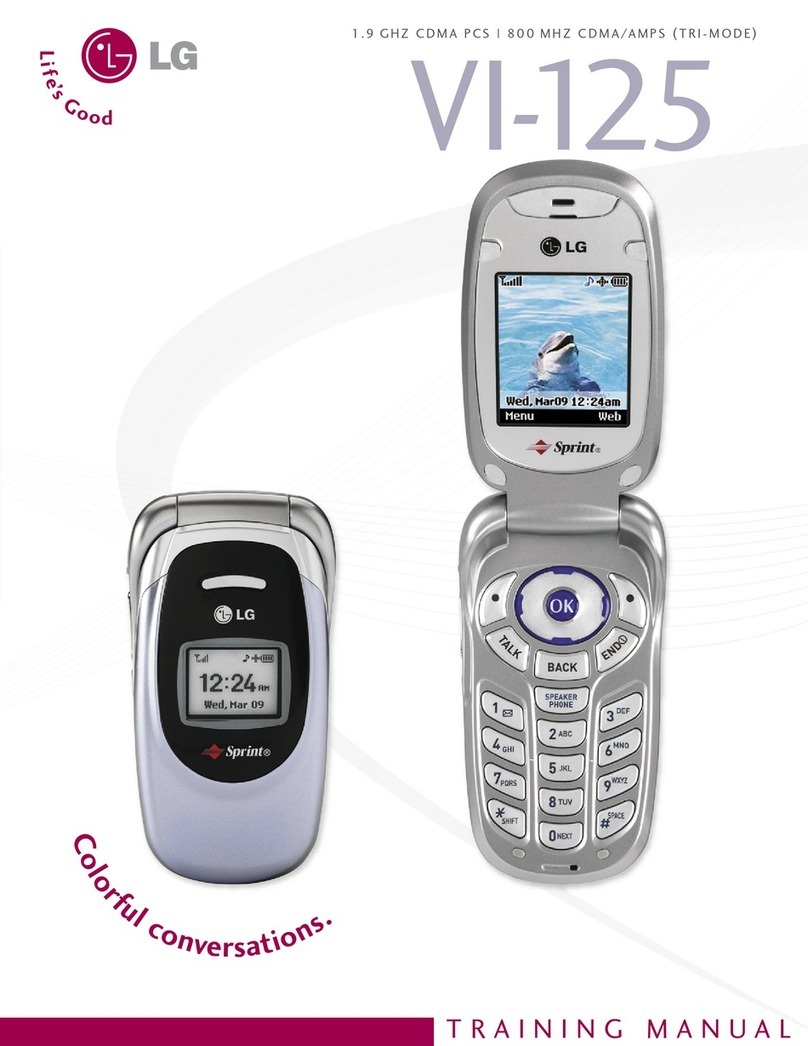 LG Sprint PCS Vision VI-125 Installation guide