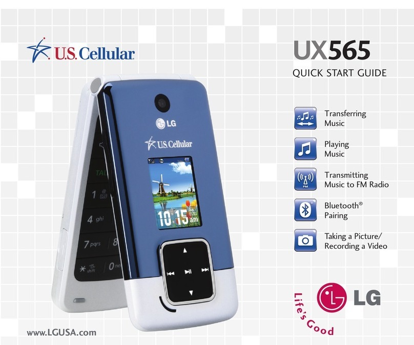 LG U.S. Cellular UX565 User manual