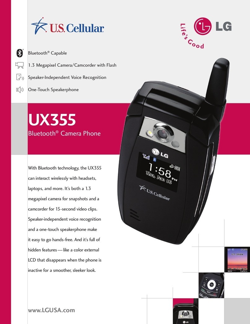 LG UX355 User manual