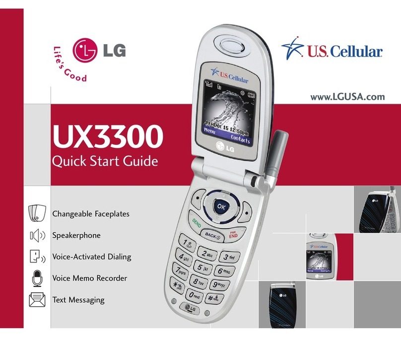 LG UX3300 User manual