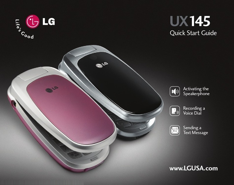 LG UX145 User manual