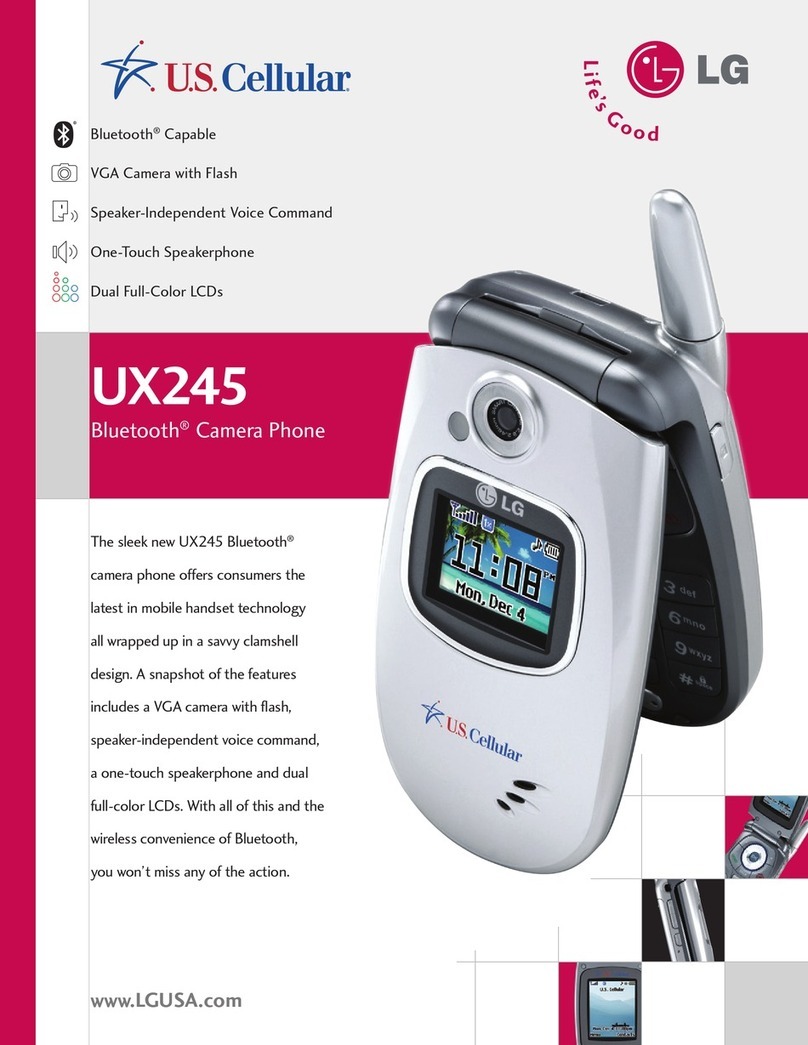 LG UX245 User manual