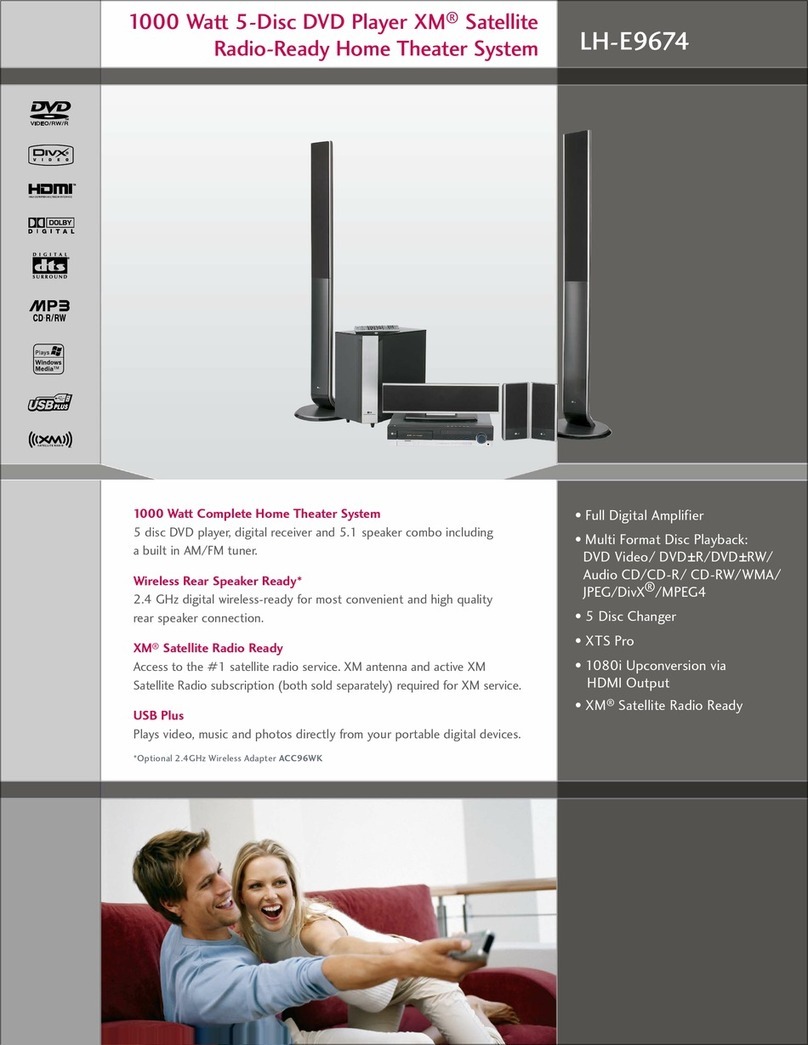 LG LH-E9674 User manual