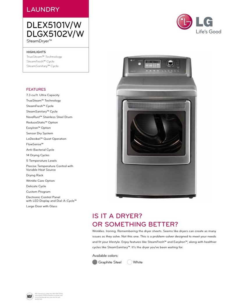 LG DLEX5101V User manual
