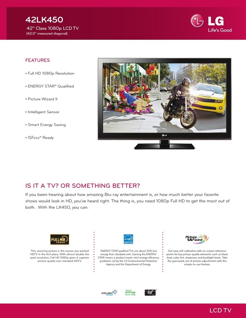 LG 42LK450 User manual