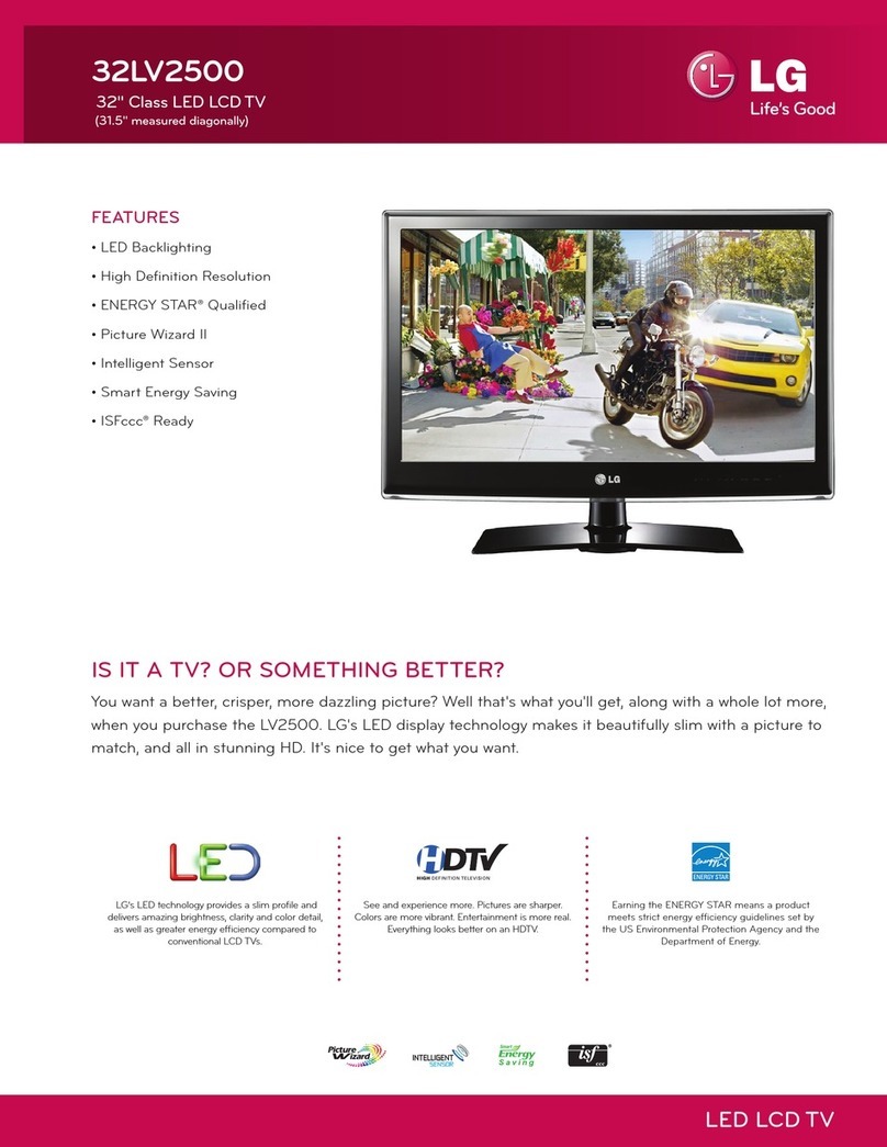 LG 32LV2500 User manual