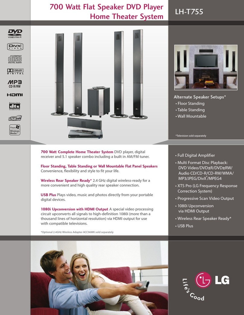 LG LH-T755 User manual