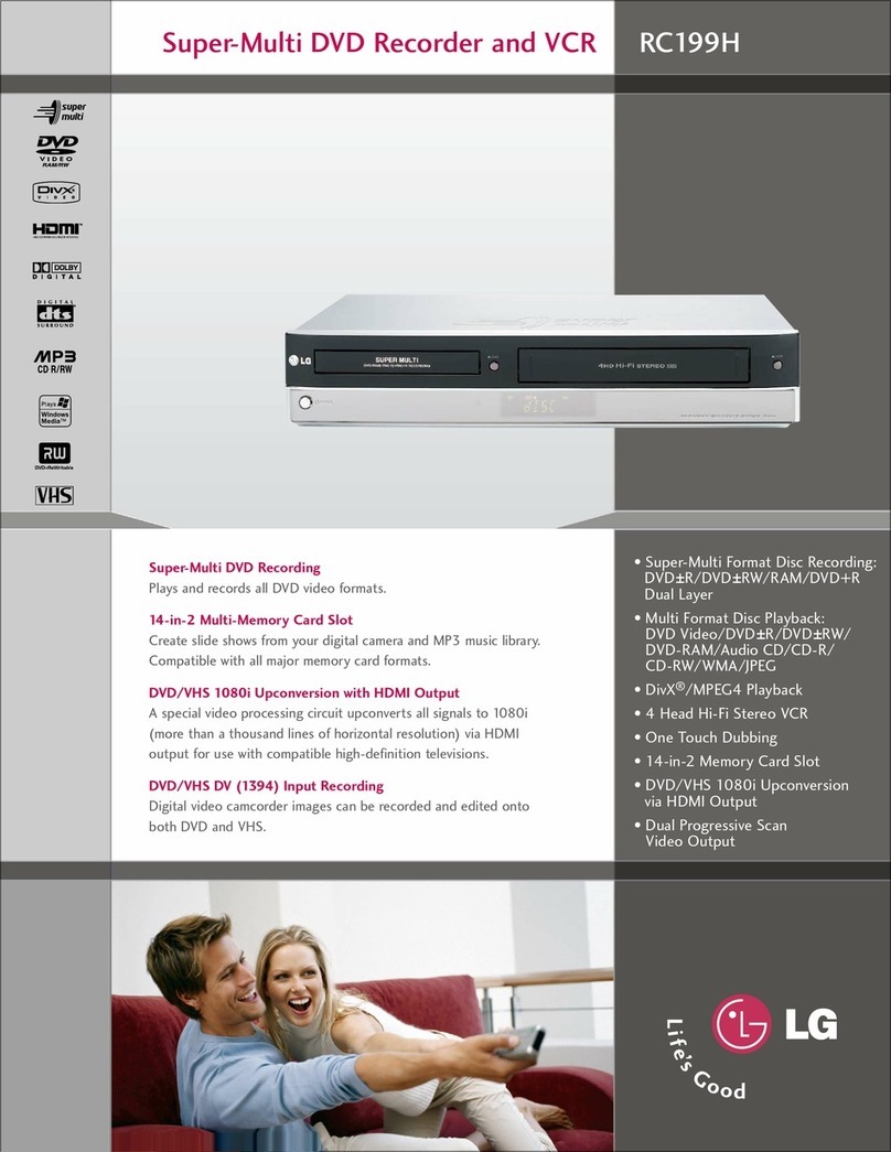LG RC199H User manual