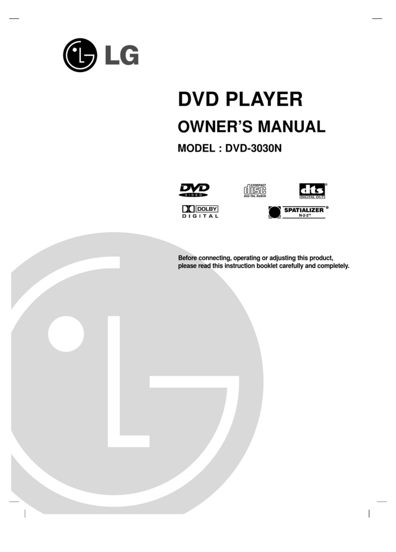 LG DVD-3030N owner's manual