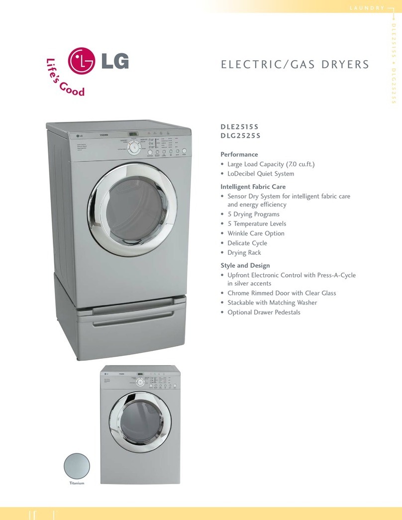 LG DLE2515S User manual LG DLE2515S User manual