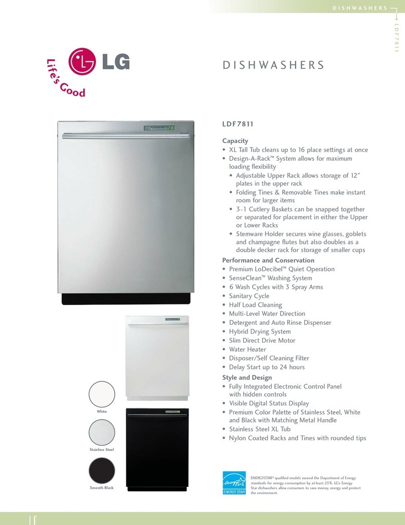 LG LDF7811 Specifications