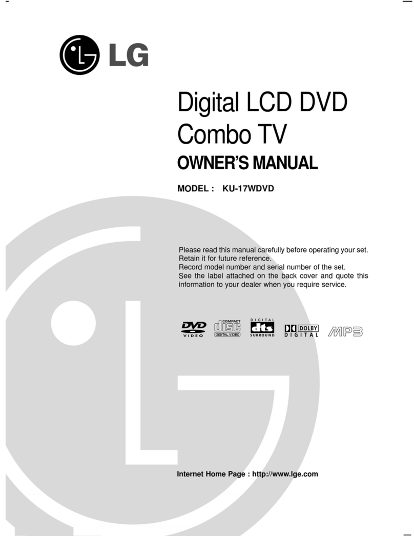 LG KU-17WDVD owner's manual