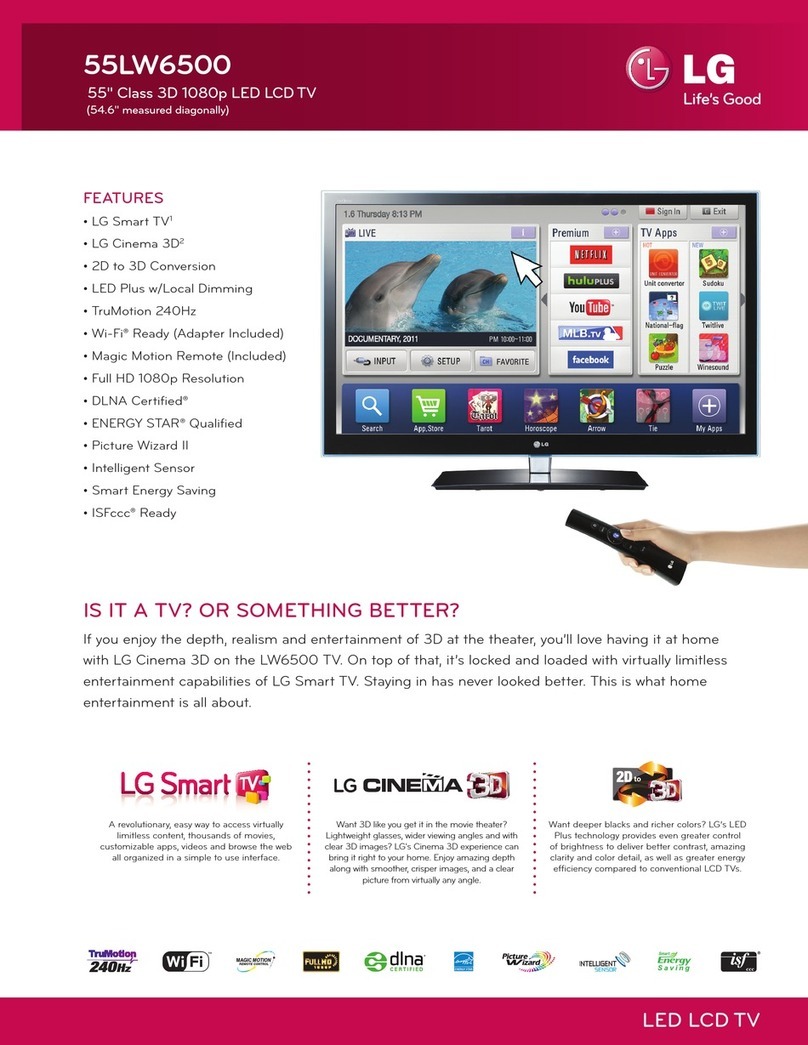 LG 55LW6500 User manual