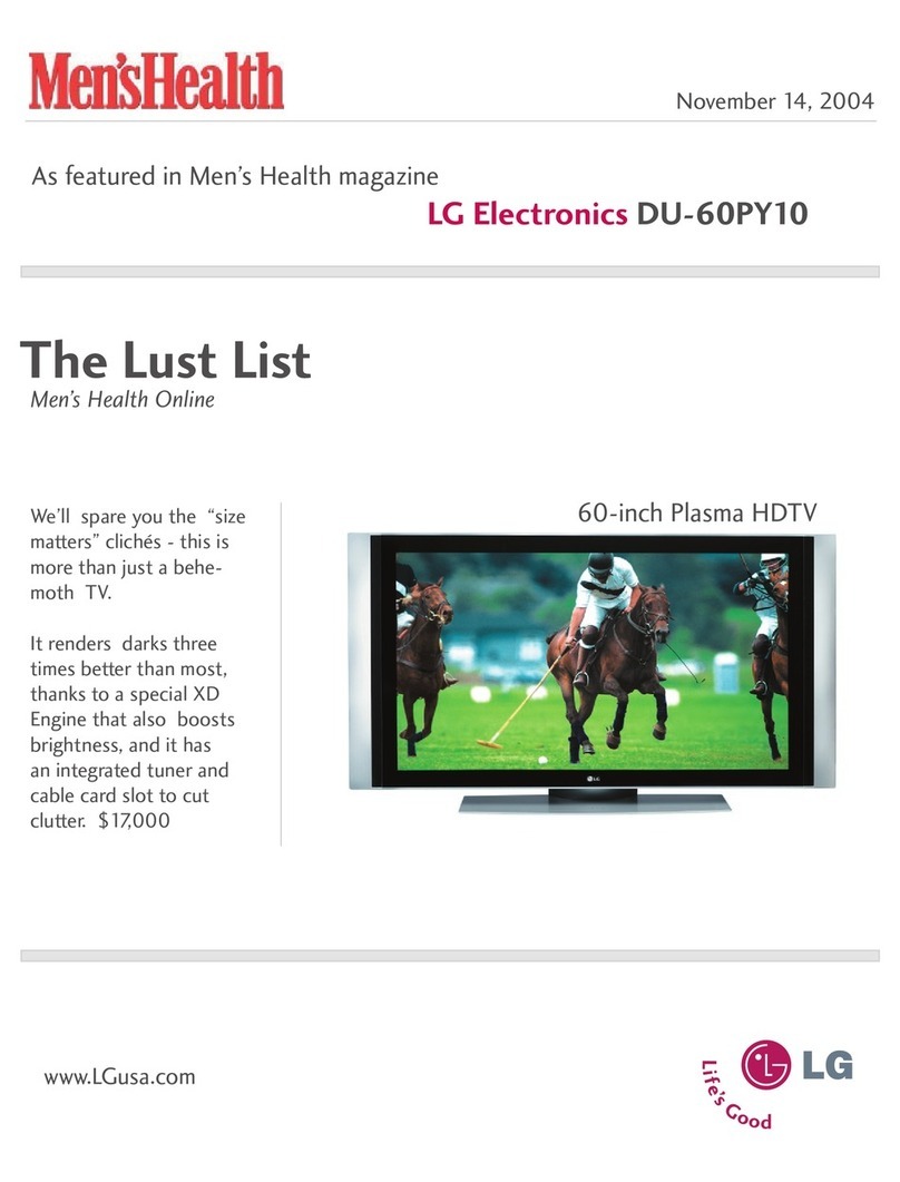 LG DU-60PY10 Owner's manual