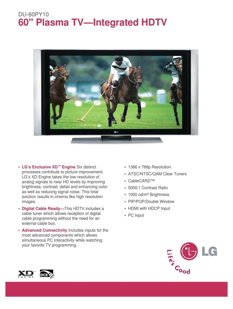 LG DU-60PY10 User manual