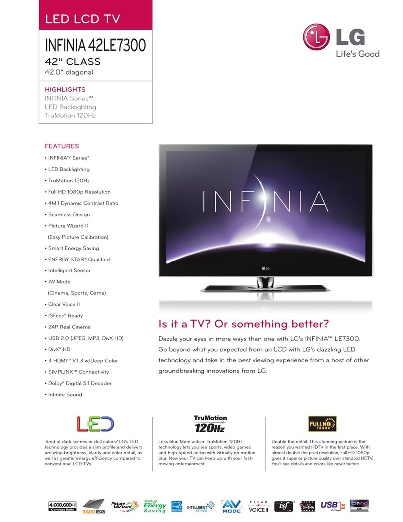 LG 42LE7300 User manual