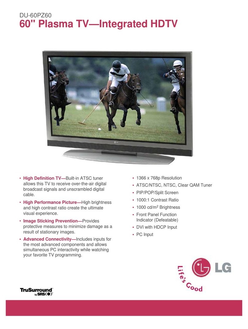 LG DU-60PZ60 User manual