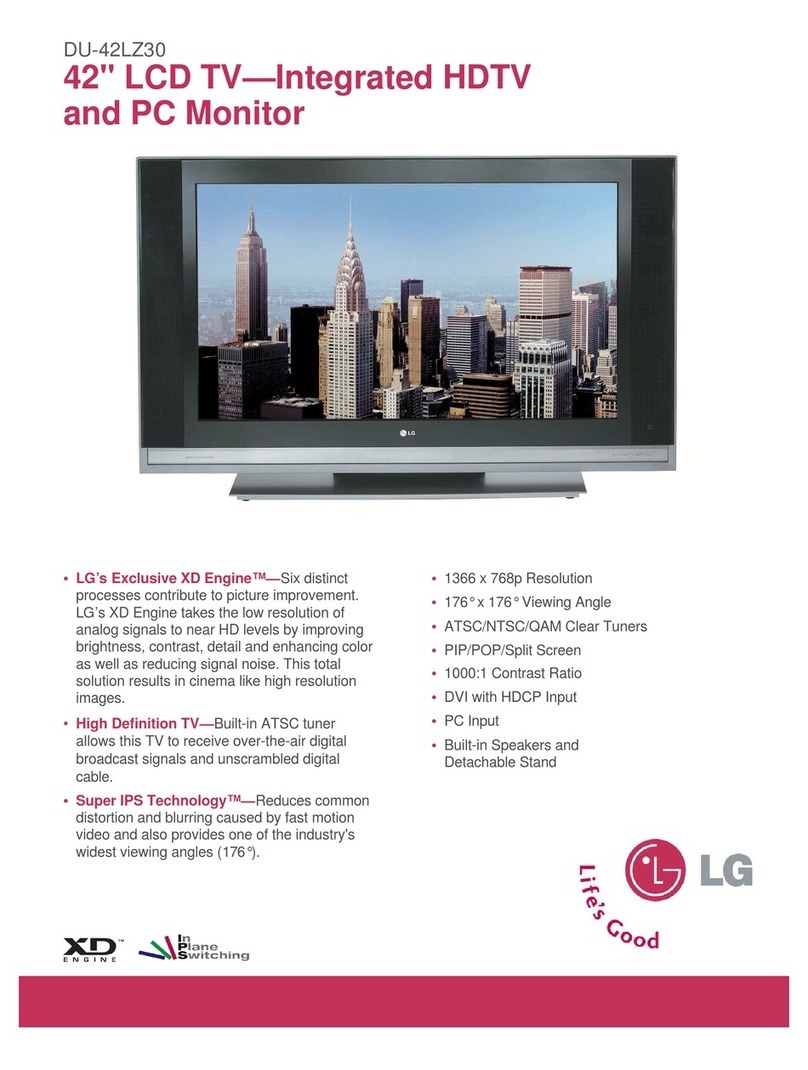 LG DU-42LZ30 User manual
