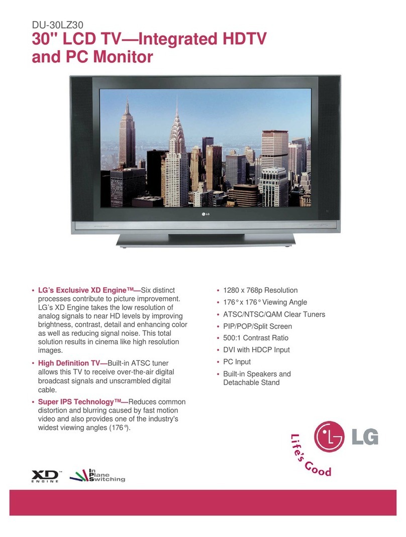 LG DU-30LZ30 User manual