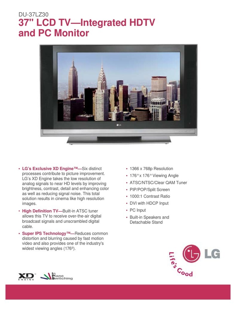 LG DU-37LZ30 User manual