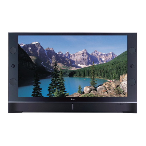 LG 62SX4D -  - 62" Rear Projection TV Use and maintenance manual
