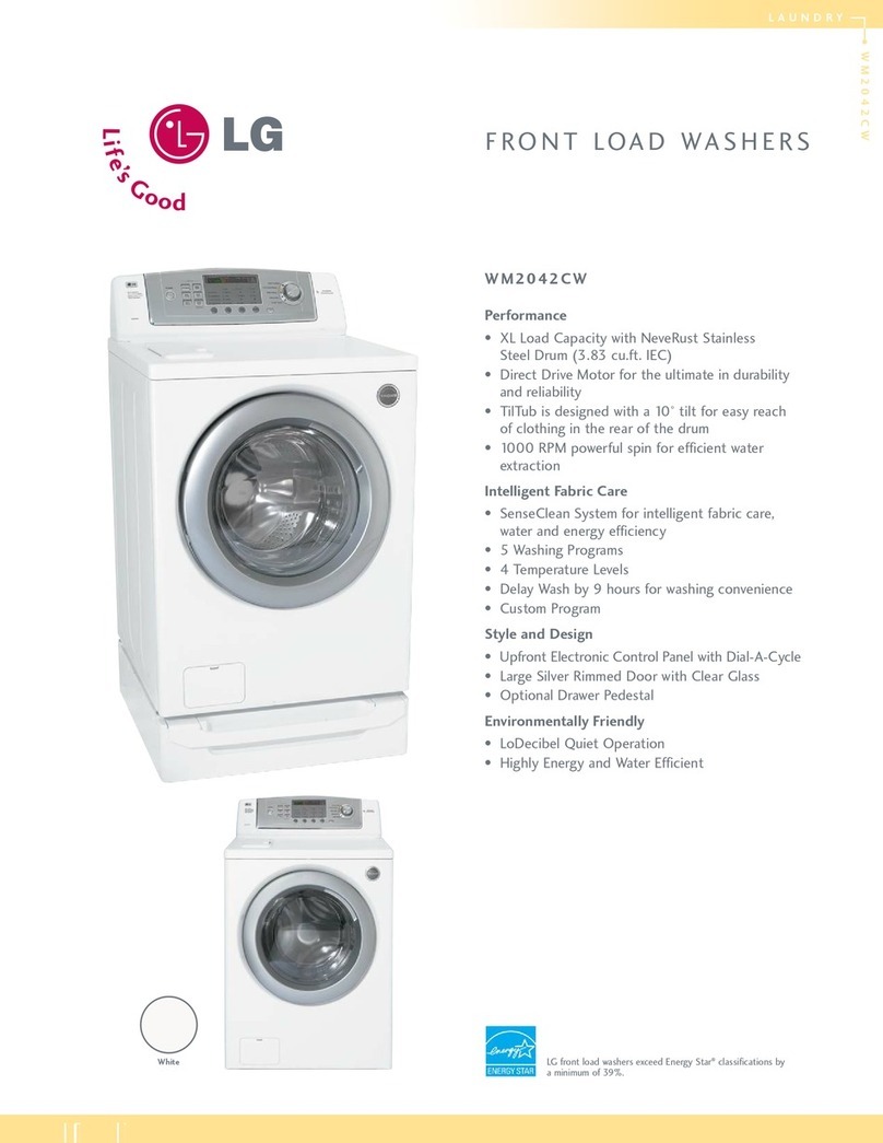 LG WM2042C User manual