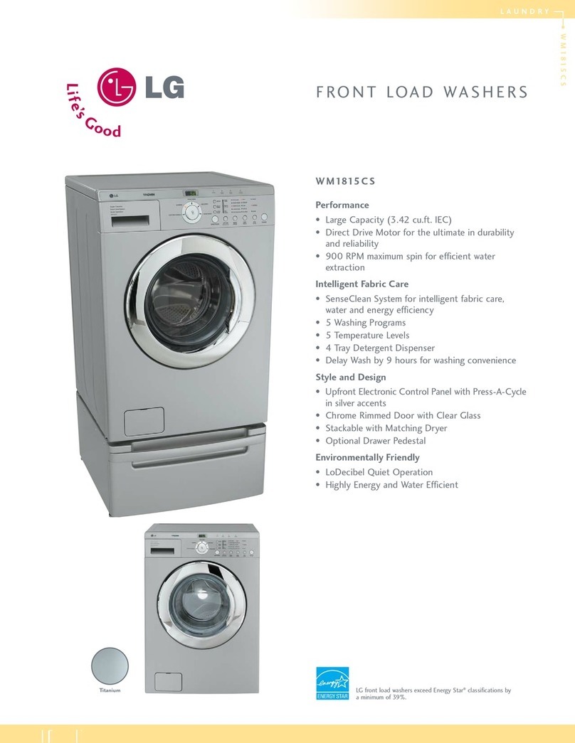 LG WM1815CS User manual