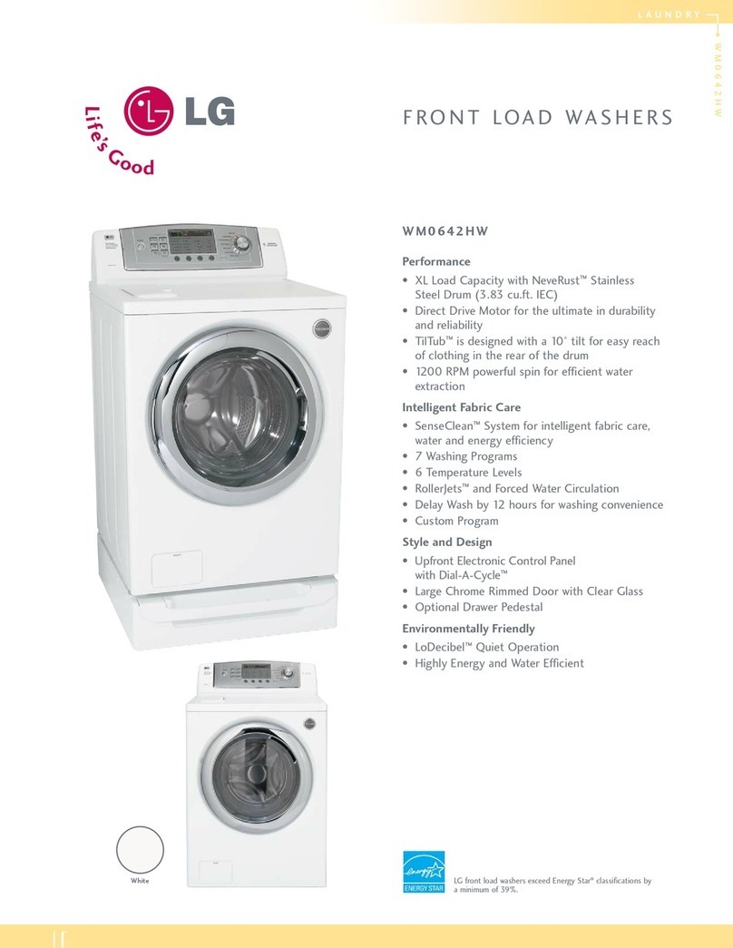 LG WM0642HW Specifications