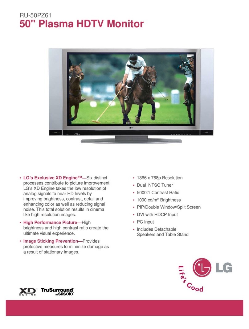 LG RU-50PZ61 User manual