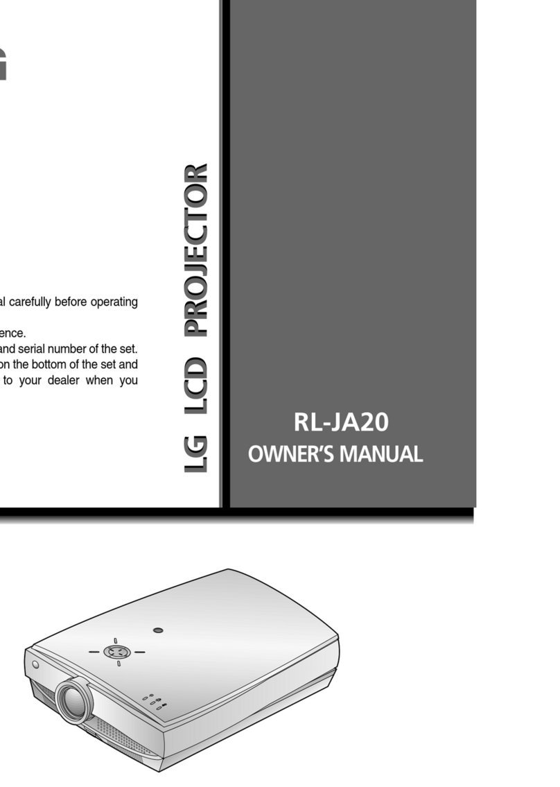 LG RL-JA20 User manual