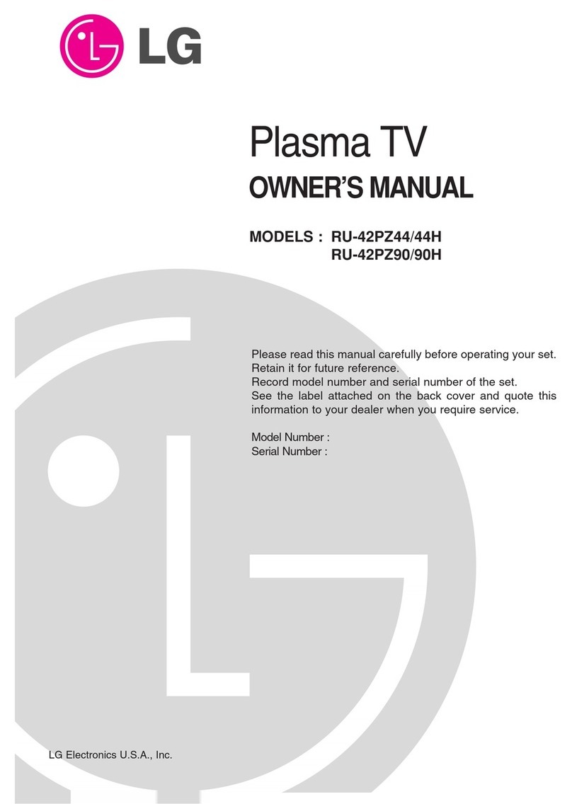 LG RU-42PZ44 User manual