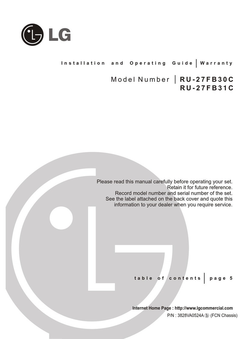 LG RU-27FB30C Installation guide