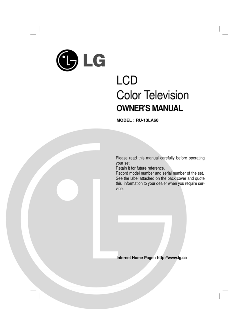 LG RU-13LA60 User manual