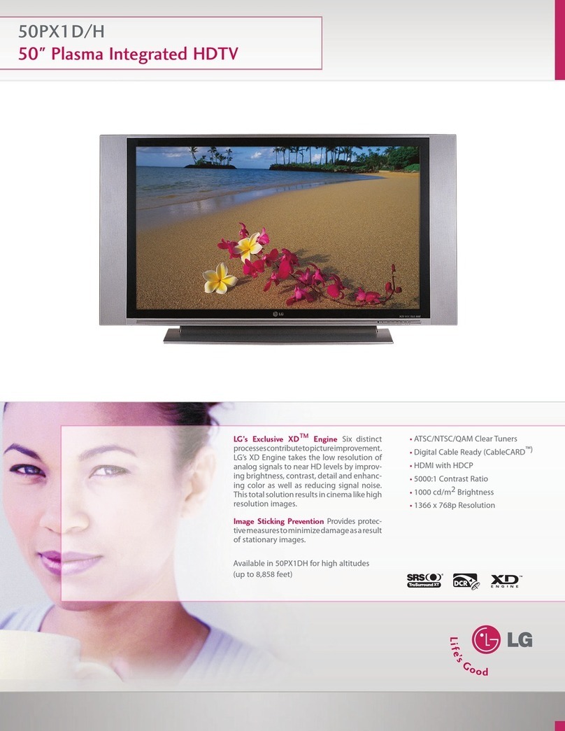 LG 50PX1D User manual