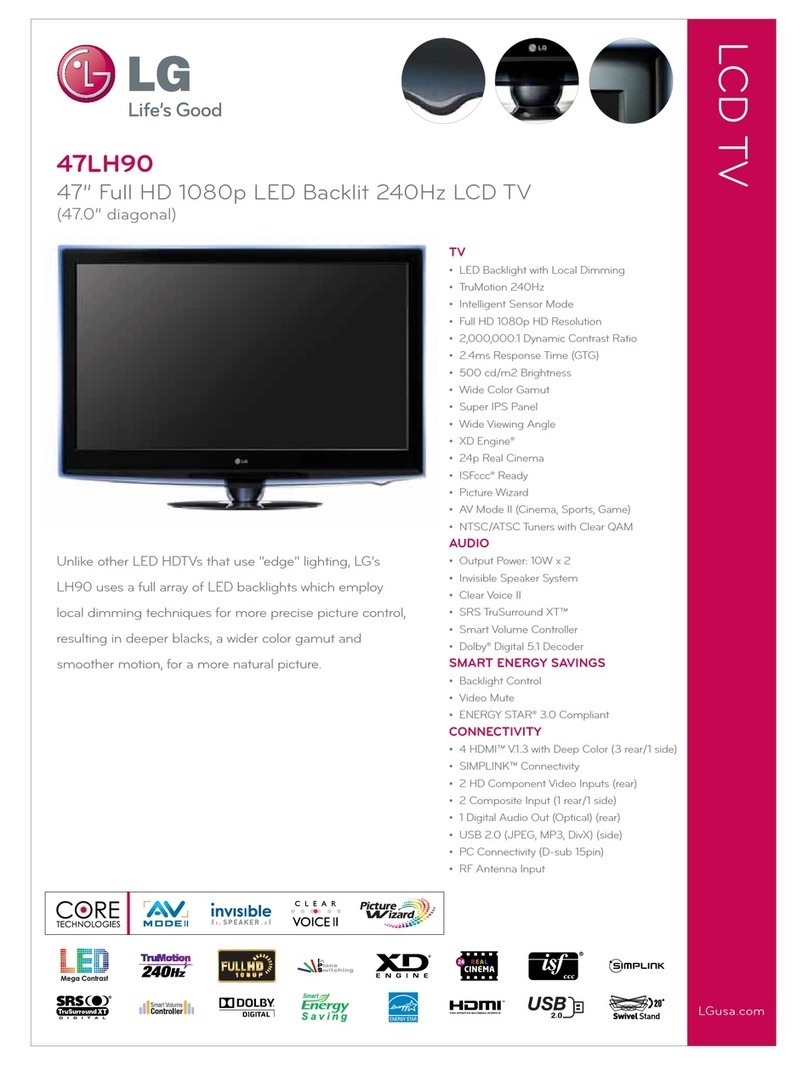 LG 47LH90 Series User manual