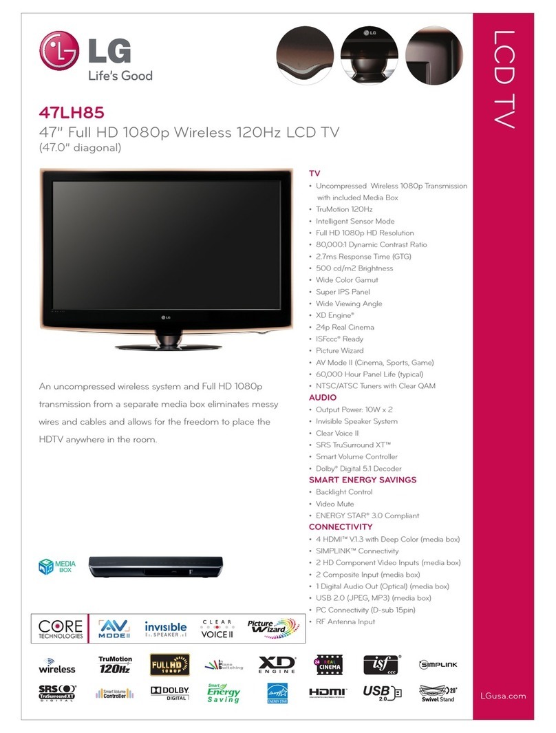 LG 47LH85 User manual