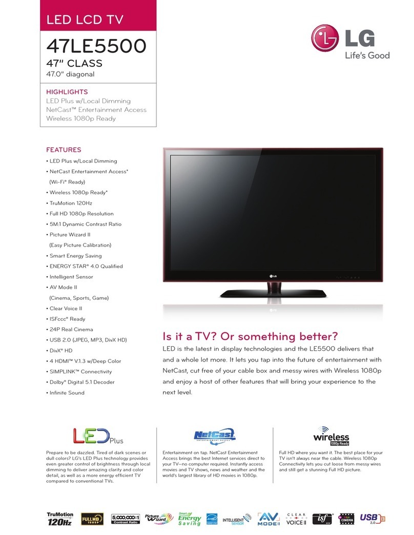 LG 47LE5500 User manual