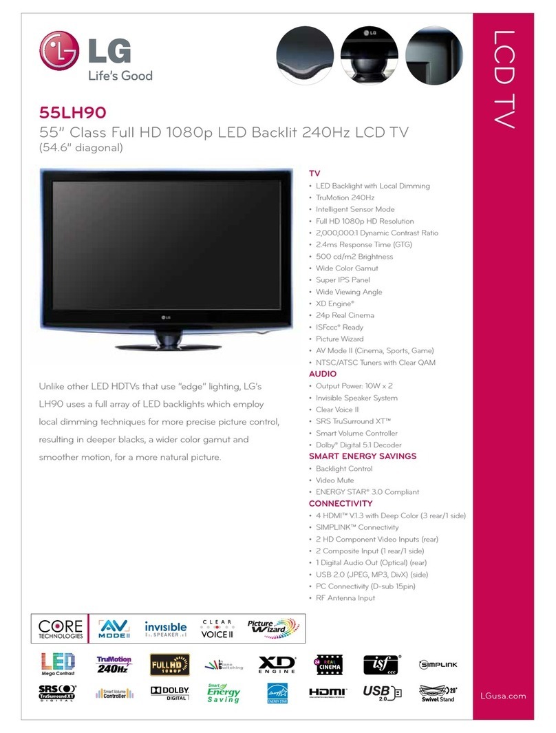 LG 55LH90 User manual