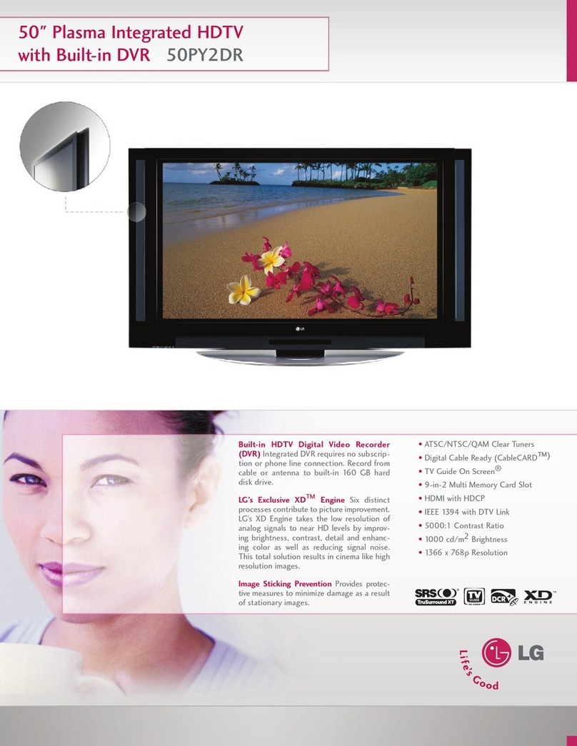 LG 50PY2DR User manual