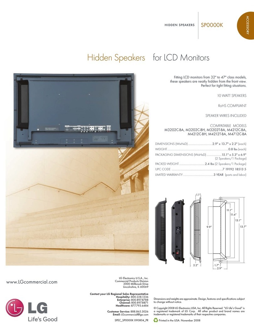 LG SP0000K Specifications