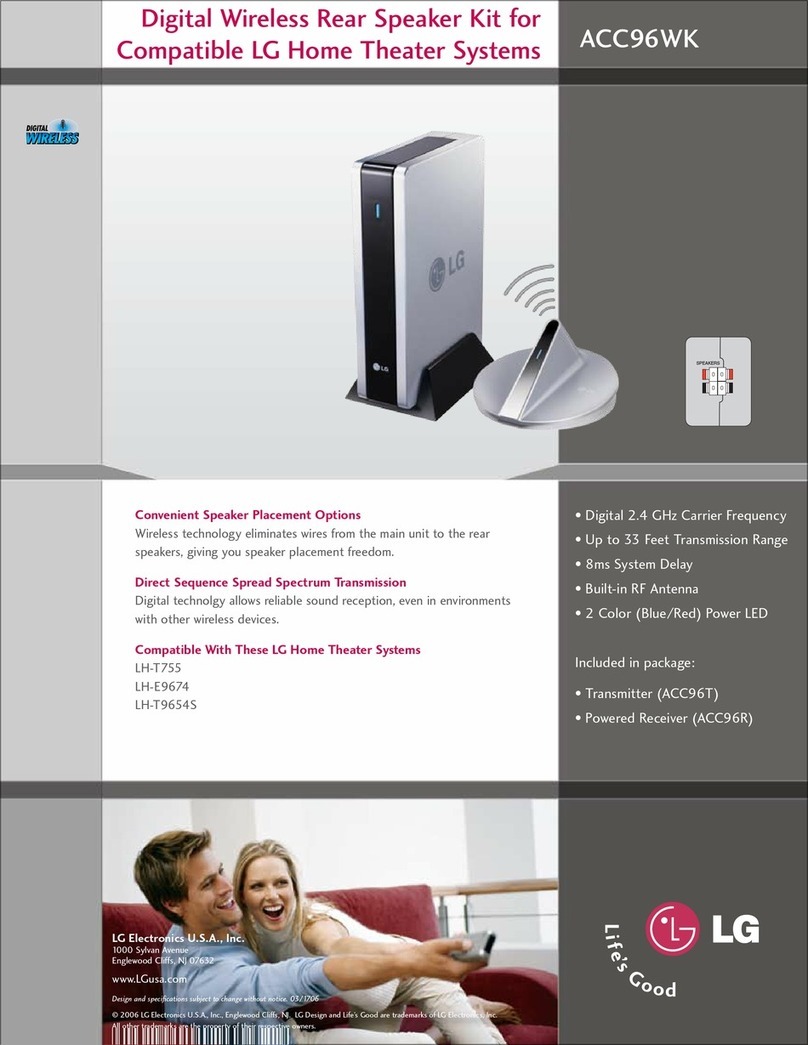 LG ACC96T User manual