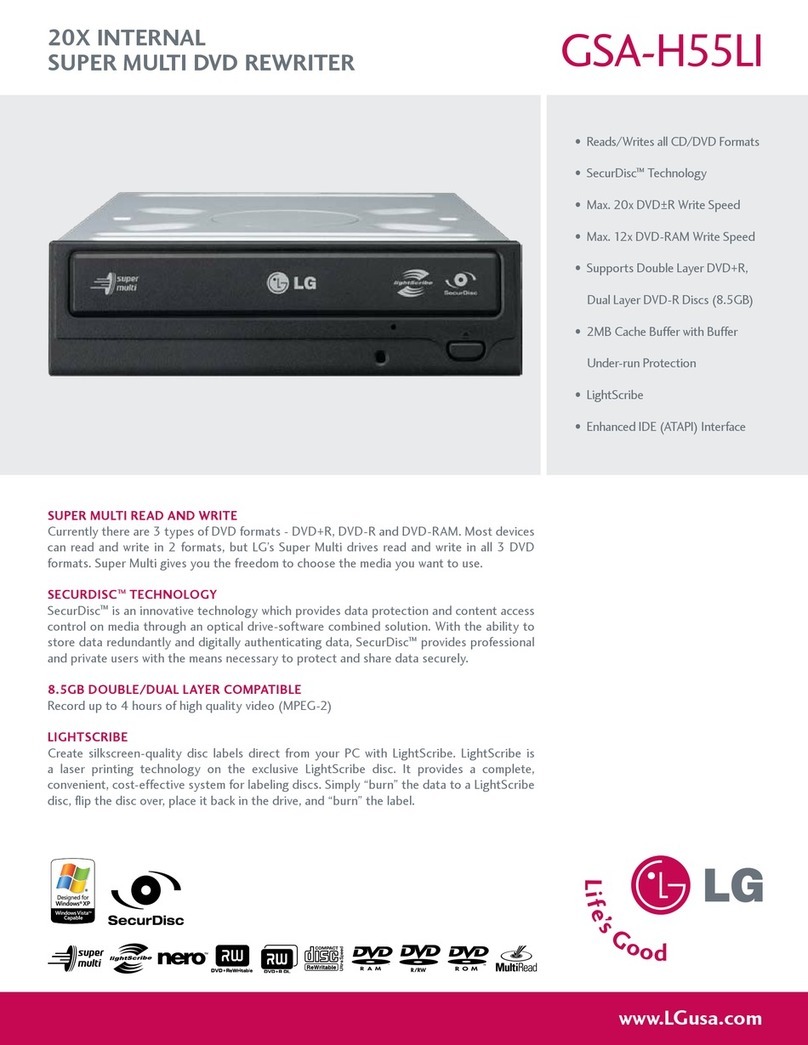 LG GSA-H55LI User manual
