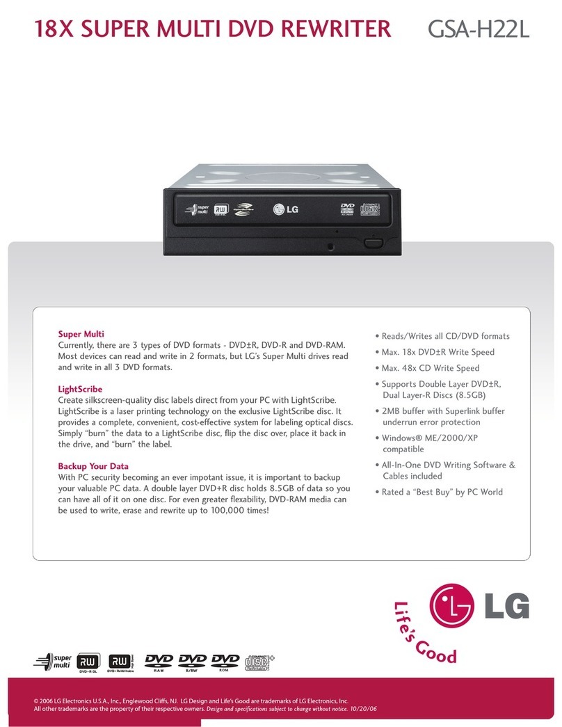 LG GSA-H22L User manual